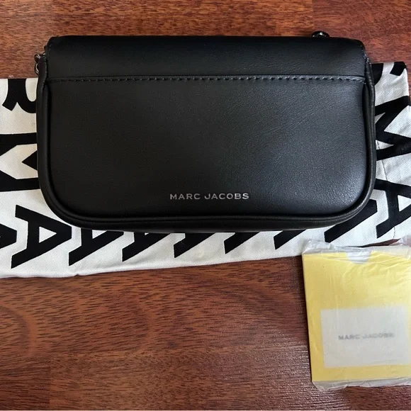 NWOT Marc Jacobs The J Mini Chain Accent Leather Handbag in Black -No Strap- - Picture 12 of 17